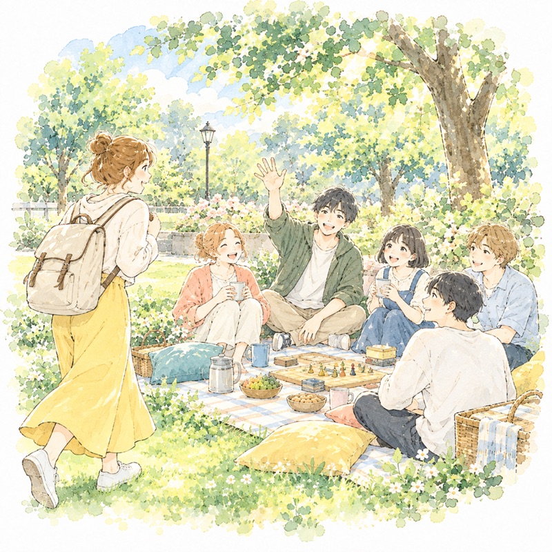 公園の活動に、あたたかく迎えられる人